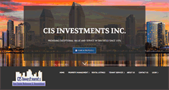 Desktop Screenshot of cis-investments.com