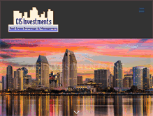 Tablet Screenshot of cis-investments.com